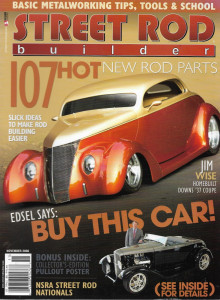 STREET ROD BUILDER 2006 NOV - BASIC METALWORKING, E-BRAKE INSTALL, AIRFLOWS